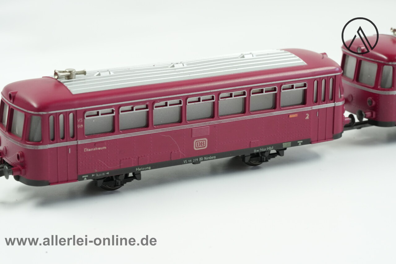 Fleischmann 1372/2 | H0 Schienenbus mit Beiwagen | Triebwagen VT98 9732 mit Beiwagen VS98 279 Modellbahn im Allerlei Online Shop Fleischmann 1372/2 | H0 Schienenbus mit Beiwagen | Triebwagen VT98 9732 mit Beiwagen VS98 279 Modellbahn im Allerlei Online Shop