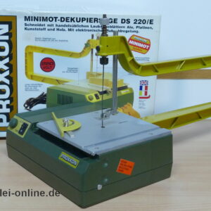 PROXXON Minimot Dekupiersäge DS 220/E | Proxxon Säge - Tischsäge mit OVP