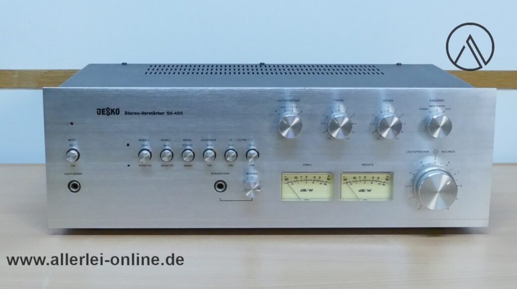 Jesko Verstärker SV-455 | Vintage HiFi Geräte Klassiker