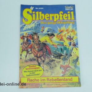 Silberpfeil Comic-Heft Nr.634 | Der junge Häuptling | Rache im Rebellenland | Vintage Bastei Verlag Western Comic