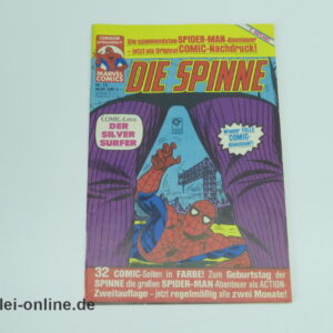 Die Spinne Comic-Heft Nr.15 | Zweitauflage | Der Silver Surfer | Spider-Mann Superhelden Serie | Vintage Condor Marvel Verlag Comic