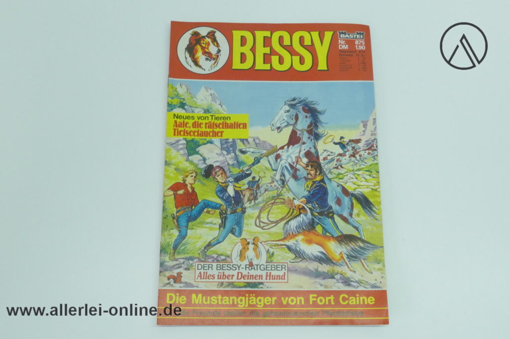 BESSY Comic-Heft Nr. 875 | Die Mustangjäger von Fort Caine | Vintage Bastei Verlag Western Comic