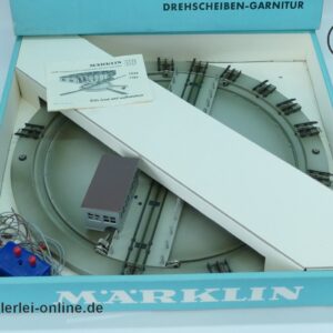 Märklin H0 | 7186 Drehscheibe | 10 Gleisanschlüsse | elektrische Drehbühne mit OVP