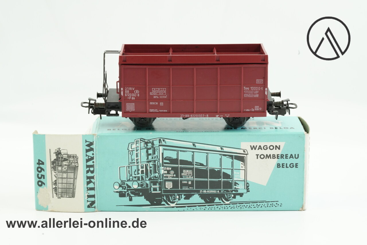 Märklin H0 Märklin 4656 Offener Güterwagen Fds der SNCB Seitenentladewagen Märklin H0 Märklin 4656 Offener Güterwagen Fds der SNCB Seitenentladewagen