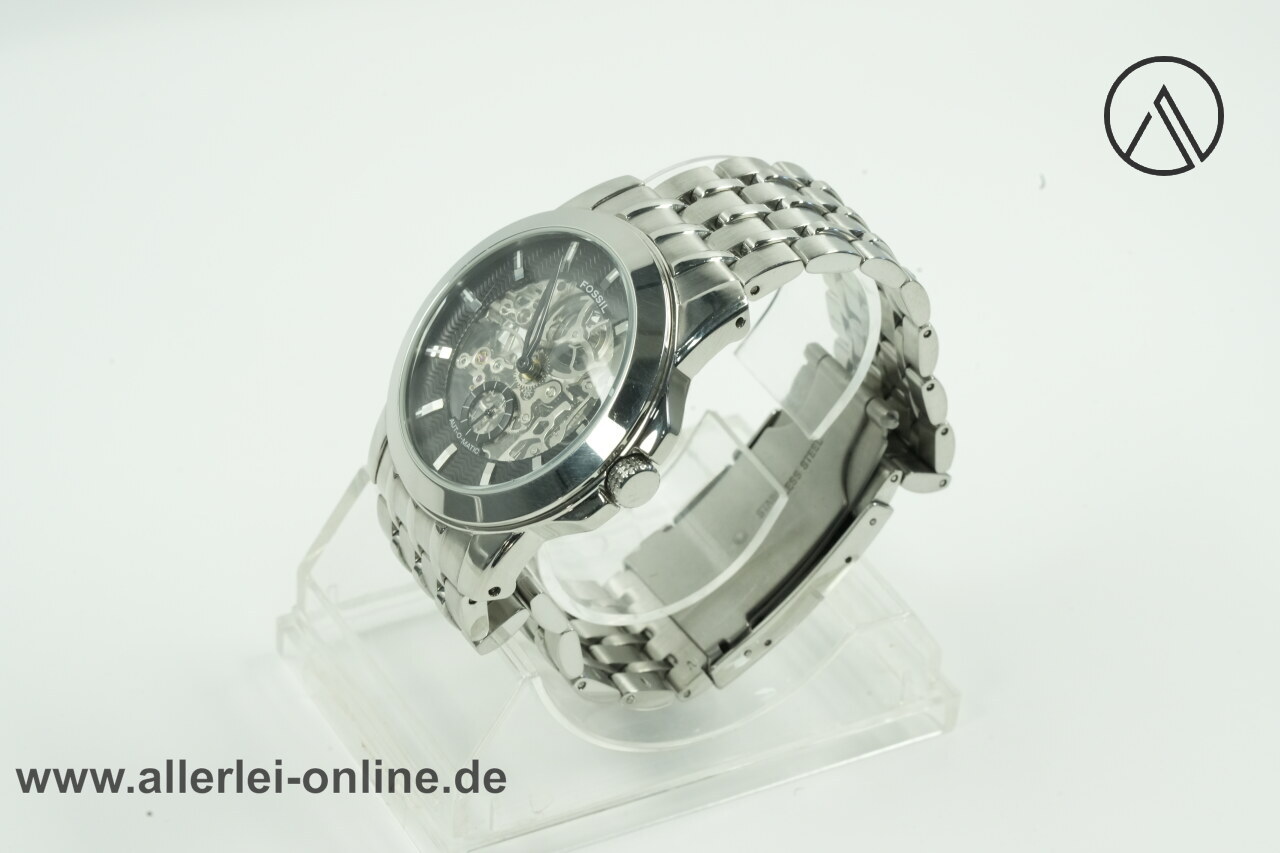 FOSSIL ME1027 Armbanduhr 20 Jewels mit Automatikwerk | Skelettuhr Automatik Uhr FOSSIL ME1027 Armbanduhr 20 Jewels mit Automatikwerk | Skelettuhr Automatik Uhr