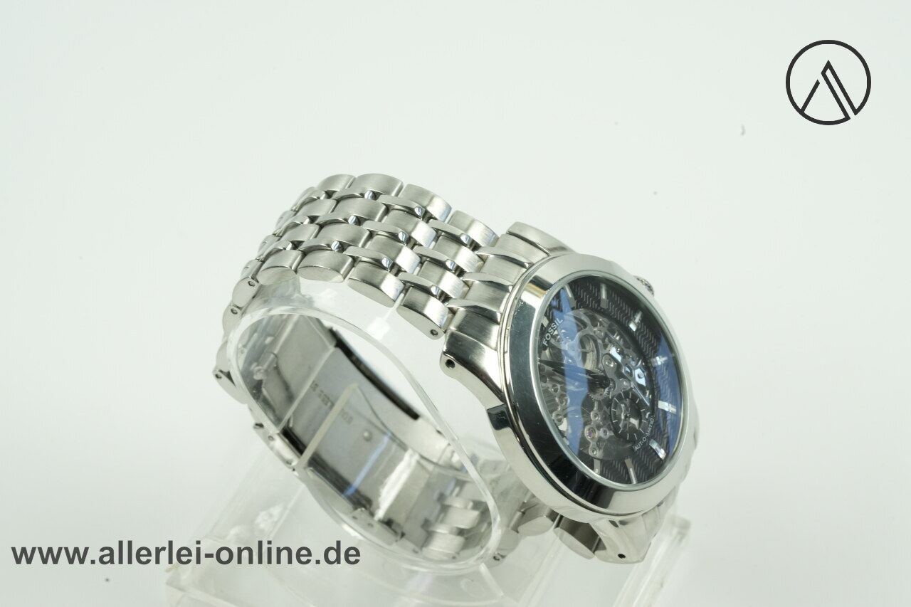 FOSSIL Skeleton Armbanduhr 20 Jewels Automatikwerk | Skelettuhr Automatik Uhr FOSSIL Skeleton Armbanduhr 20 Jewels Automatikwerk | Skelettuhr Automatik Uhr
