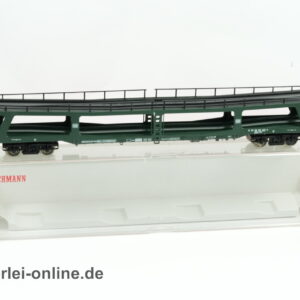 Fleischmann H0 | Fleischmann 5285 Autotransportwagen ,unbeladen 98-80 021-3 DDm der DB | 4-Achs Güterwagen mit OVP
