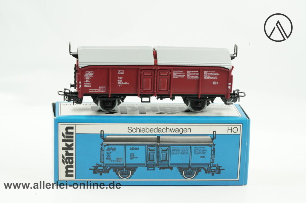 Märklin H0 | Märklin 4619 Schiebedachwagen 570-3-408