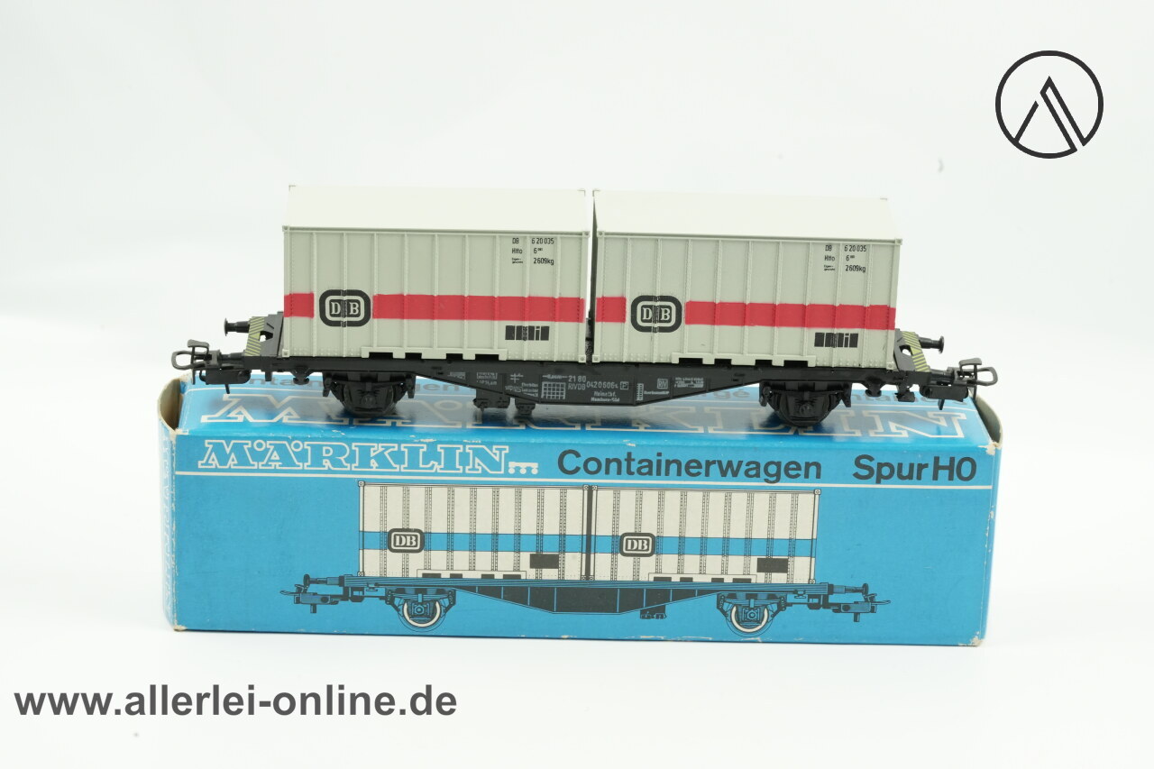 Märklin Spur H0 | Märklin 4664 Containerwagen | Cargo Güterwagen der DB Märklin Spur H0 | Märklin 4664 Containerwagen | Cargo Güterwagen der DB
