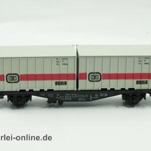 Märklin Spur H0 | Märklin 4664 Containerwagen | Cargo Güterwagen der DB mit OVP