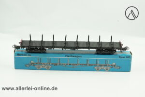 Märklin H0 | Märklin 4663 Rungenwagen - Flachwagen mit umlegbaren Rungen