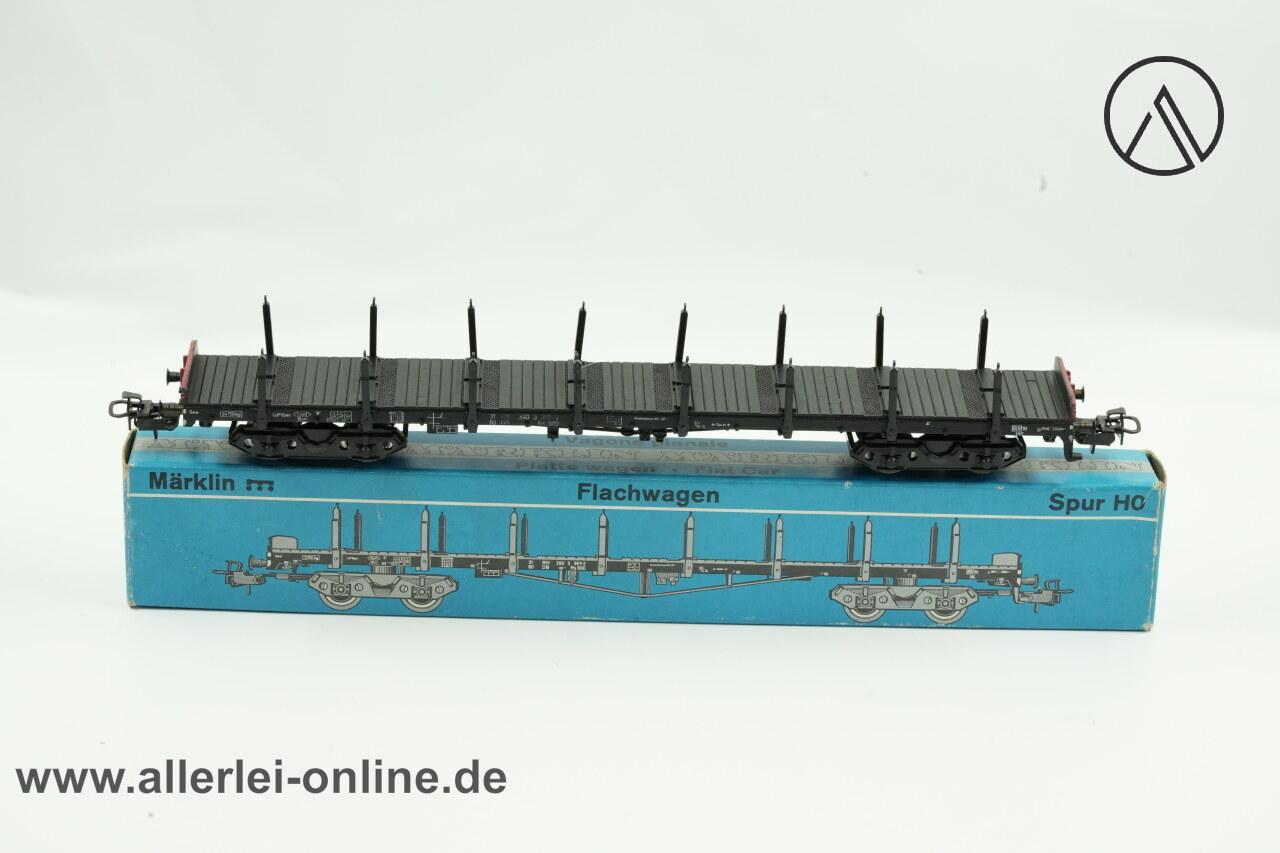 Märklin H0 | Märklin 4663 Rungenwagen - Flachwagen mit umlegbaren Rungen Märklin H0 | Märklin 4663 Rungenwagen - Flachwagen mit umlegbaren Rungen