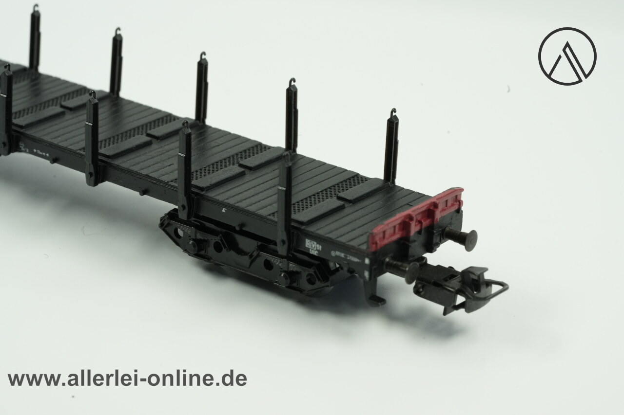 Märklin H0 | Märklin 4663 Rungenwagen - Flachwagen mit umlegbaren Rungen | RS 680 Güterwagen Märklin H0 | Märklin 4663 Rungenwagen - Flachwagen mit umlegbaren Rungen | RS 680 Güterwagen