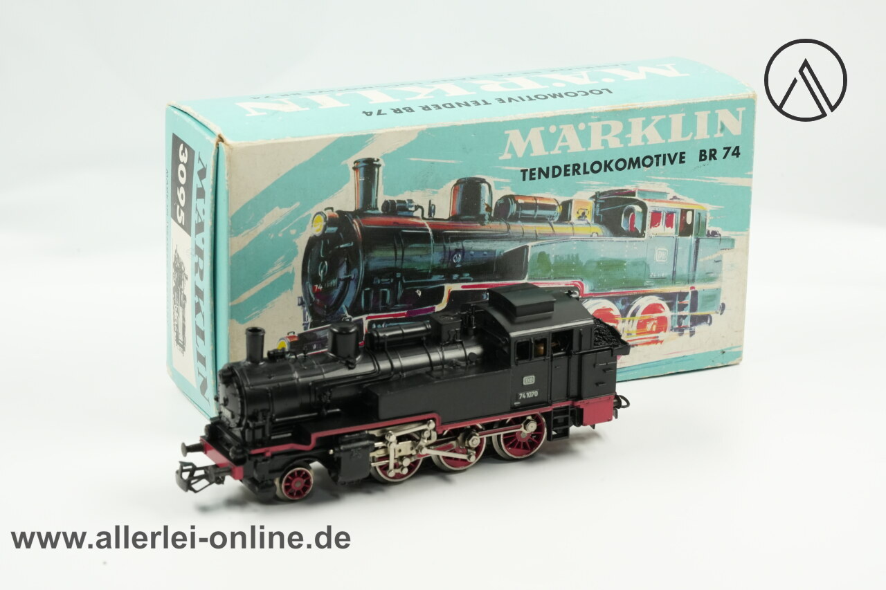 Märklin H0 | Märklin 3095 Tenderlok | BR 74 1070 Dampflokomotive der DB Märklin H0 | Märklin 3095 Tenderlok | BR 74 1070 Dampflokomotive der DB