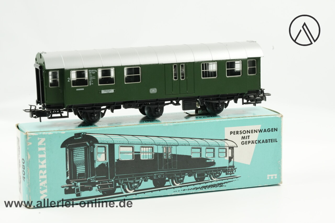 Märklin H0 | Märklin 4080 | 3-achsiger Umbauwagen der DB mit Gepäckabteil | BD3yge Personenwagen der DB Märklin H0 | Märklin 4080 | 3-achsiger Umbauwagen der DB mit Gepäckabteil | BD3yge Personenwagen der DB
