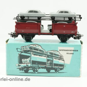 Märklin H0 | Märklin 4613 Autotransportwagen mit Ford Taunus 12M | Güterwagen mit OVP