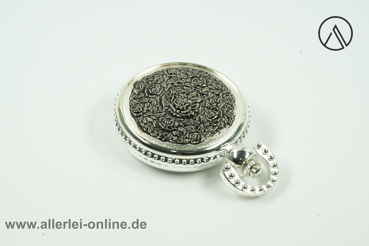 The Heritage Collection Sprungdeckel Taschenuhr Sorge ,versilbert | Mechanisches Uhrwerk mit Handaufzug The Heritage Collection Sprungdeckel Taschenuhr Sorge ,versilbert | Mechanisches Uhrwerk mit Handaufzug