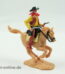 Timpo Toys | Cowboy Reiter zu Pferd mit Pistolen | Vintage Timpo Toys Steckfigur