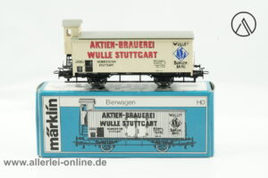 Märklin H0 | Märklin 4678 Aktien-Brauerei Wulle Stuttgart mit Bremserhaus | Gedeckter Güterwagen