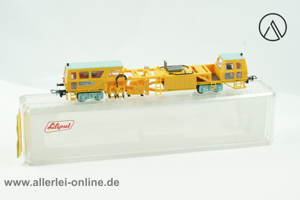 Liliput H0 | Liliput 380 10 Gleisstopfmaschine Mainliner Duomatic | Gleisbau Bauzug