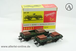 Fleischmann H0 | Fleischmann 1451 AB Begleitwagen für Kranwagen | 2-Achs Güterwagen