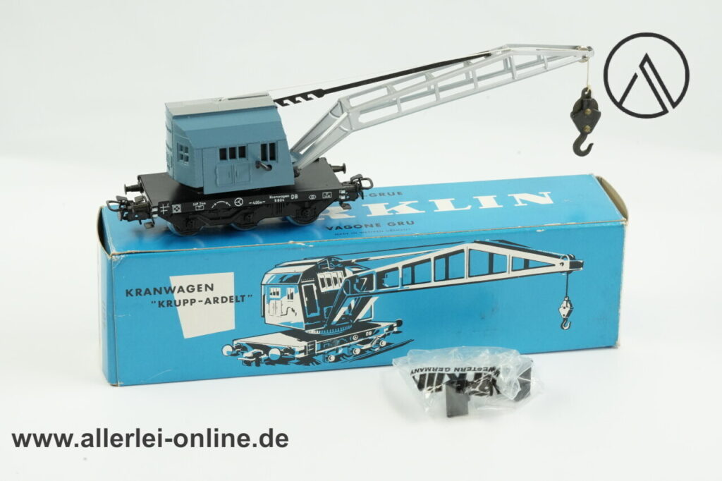 Märklin H0 | Märklin 4611 Krupp-Ardelt Kranwagen 6804 der DB | 3-Achsiger Kranwagen