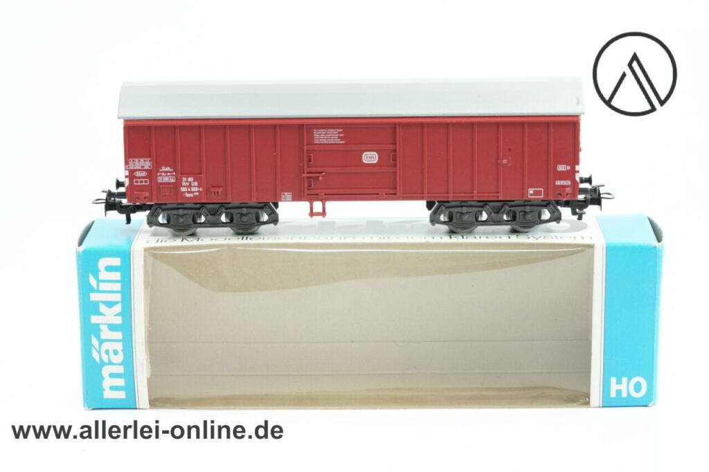 Märklin Spur H0 | Märklin 4460 Schwenkdachwagen Taes 890 der DB | 4-Achsiger Güterwagen