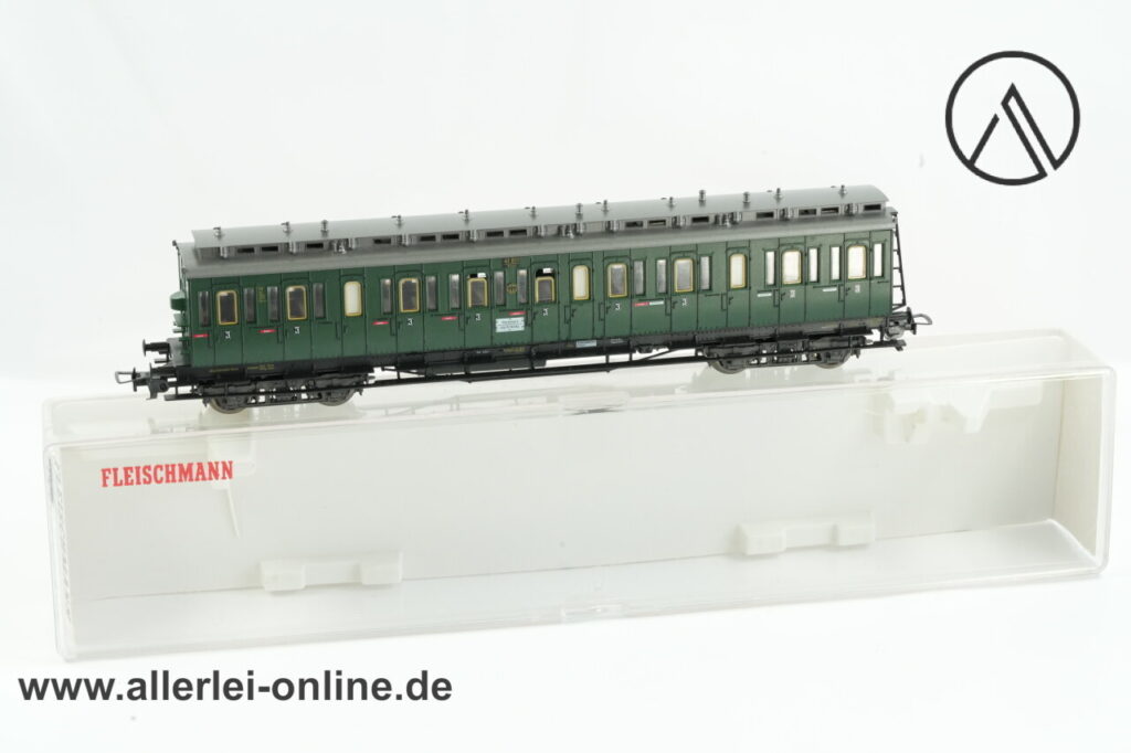 Fleischmann H0 | Fleischmann 5087 Personenwagen | 4-Achs Abteilwagen 3. Klasse C4 41 811 der DRG