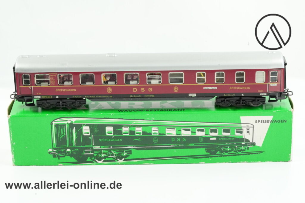 Märklin H0 | Märklin 4024 DSG Speisewagen WR4ümg mit Inneneinrichtung Beleuchtung und OVP
