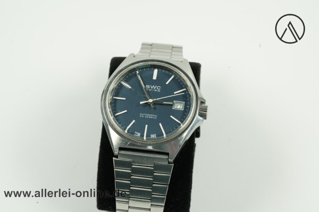 BWC-Swiss Herrenarmbanduhr mit Automatikwerk 753-3044-7 | Vintage 60er Jahre Automatik Uhr