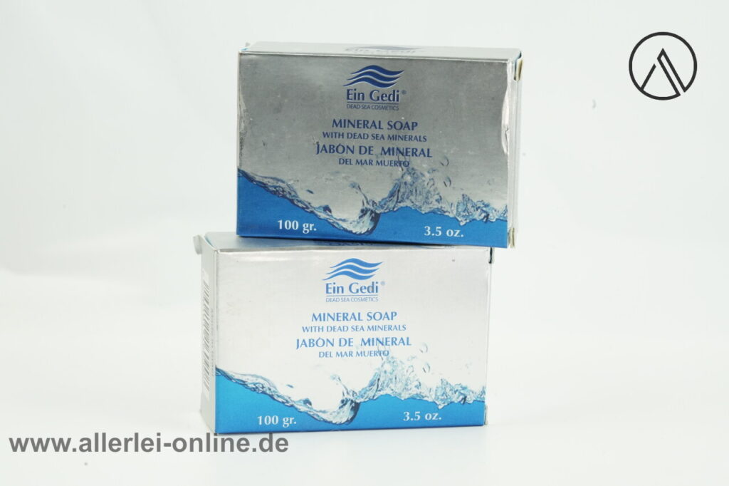 Ein Gedi Dead Sea Mineral Soap | 2Stk. Ein Gedi Schwarze Schlammseife aus dem Toten Meer aus Israel