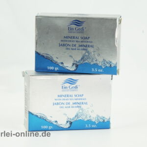 Ein Gedi Dead Sea Mineral Soap | 2Stk. Ein Gedi Schwarze Schlammseife aus dem Toten Meer aus Israel