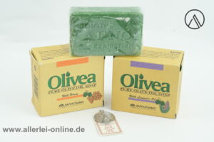 Olivea Papoutsanis | Pure Olive Oil Soap | 1x Lavendel Öl 150gr. 1x With Honey 150gr. 1x grüne Olivenöl 125gr. 2