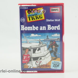 TKKG Folge 49 | Bombe an Bord | Vintage MC Hörspiel Kassette | Europa Cassette