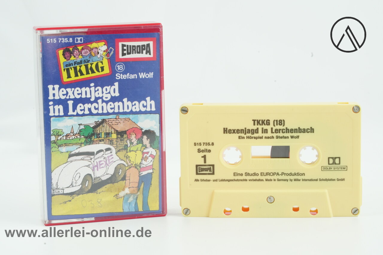 TKKG Folge 18 | Hexenjagd in Lerchenbach | Vintage MC Hörspiel Kassette | Europa Cassette 1 TKKG Folge 18 | Hexenjagd in Lerchenbach | Vintage MC Hörspiel Kassette | Europa Cassette 1