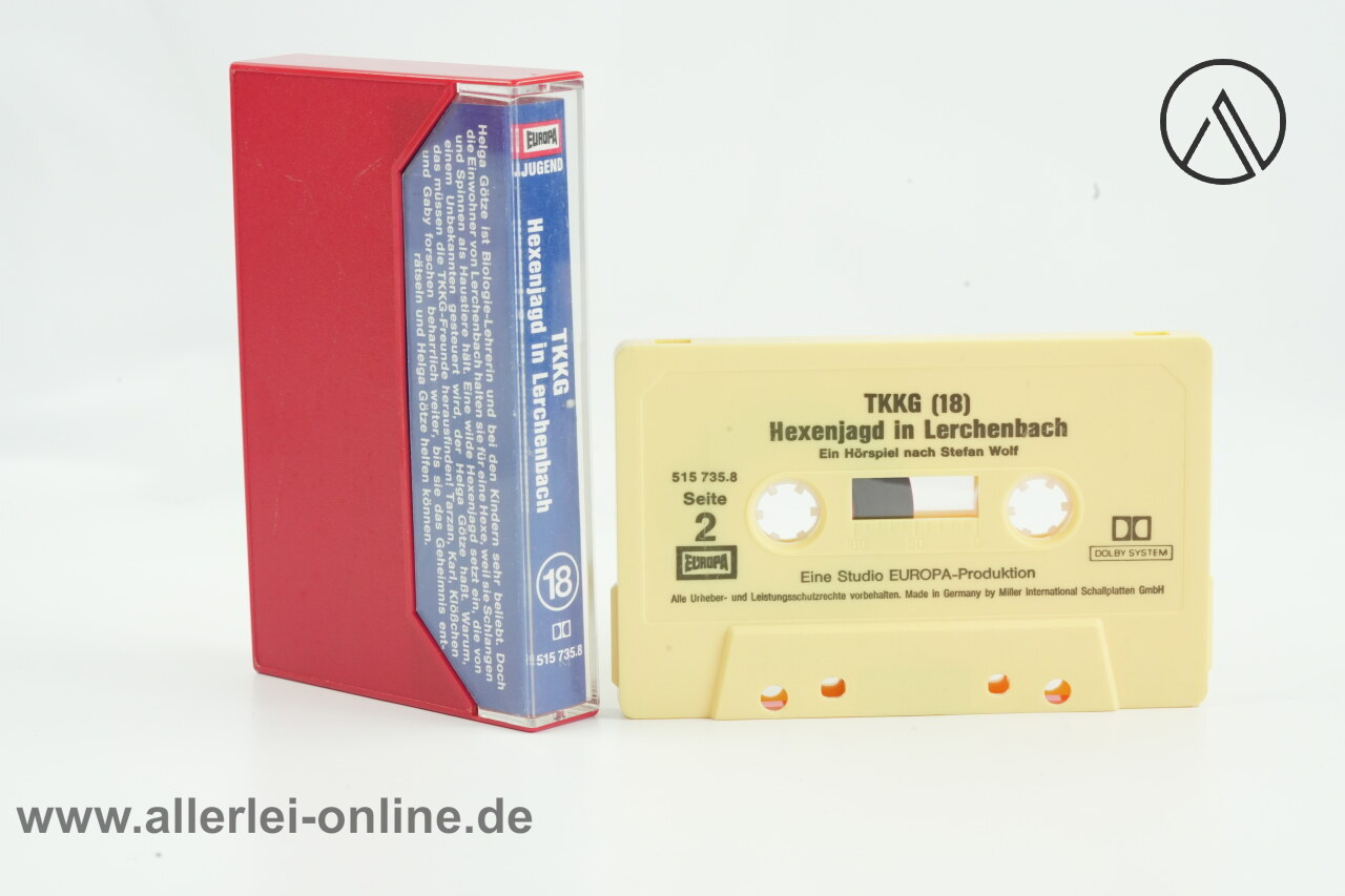 TKKG Folge 18 | Hexenjagd in Lerchenbach | Vintage MC Hörspiel Kassette | Europa Cassette 2 TKKG Folge 18 | Hexenjagd in Lerchenbach | Vintage MC Hörspiel Kassette | Europa Cassette 2