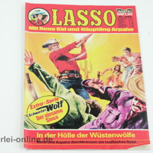 LASSO Comic-Heft Nr. 629 | In der Hölle der Wüstenwölfe | Vintage Bastei Verlag Comic
