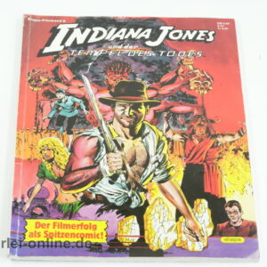 INDIANA JONES Tempel des Todes 1984 | Filmband 6 | Filmband Harrison Ford | Vintage Ehapa Verlag Comic