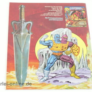 Masters Of The Universe | MOTU Comic-Magazin Heft Nr. 4 |Die Giganten des Universums |1988 mit Poster & Aufkleber 1