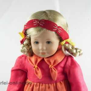 Käthe Kruse Puppe | 37 cm | Vintage Schummelchen Mädchenpuppe mit Kleid 10