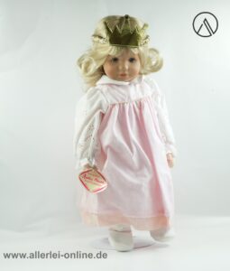 Käthe Kruse Puppe | Glückskind 37 cm | Vintage Schummelchen Mädchenpuppe mit Kleid 1