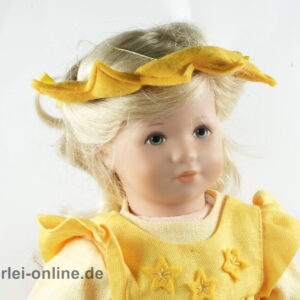 Käthe Kruse Puppe | Sonne 37 cm | Vintage Schummelchen Mädchenpuppe mit Kleid 3