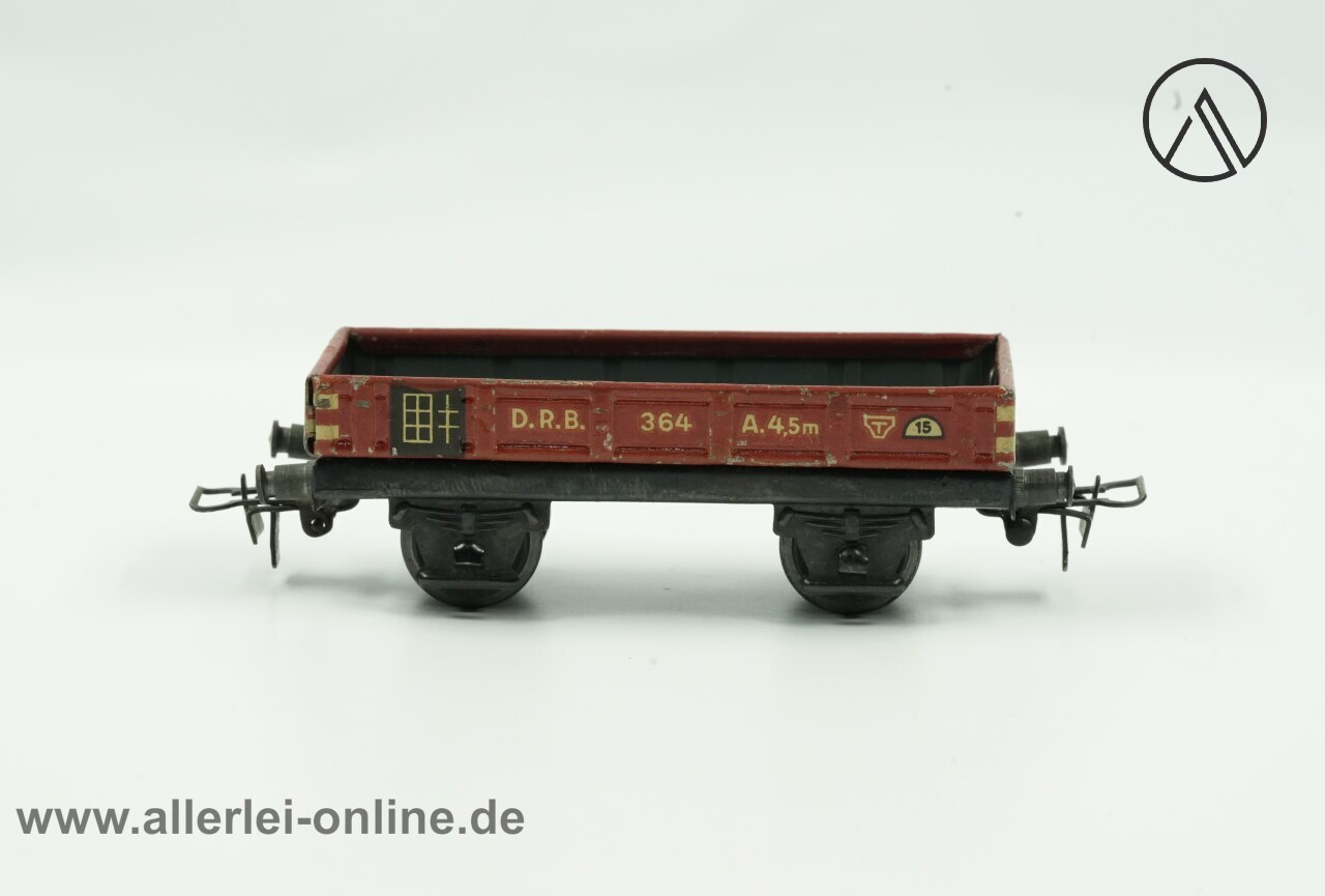 Märklin H0 | Märklin 364 Niederbordwagen D.R.B. | Blech- Güterwagen Modelleisenbahn Märklin H0 | Märklin 364 Niederbordwagen D.R.B. | Blech- Güterwagen Modelleisenbahn