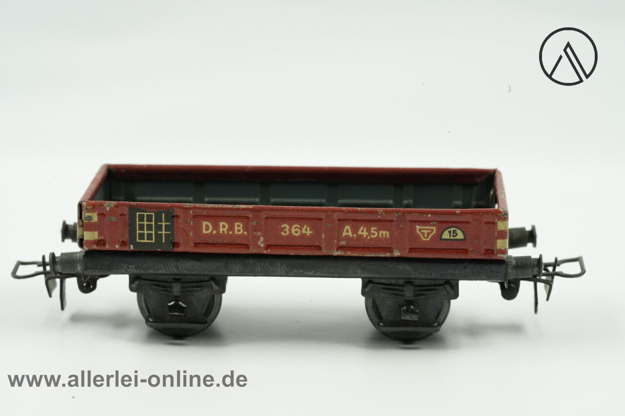 Märklin H0 | Märklin 364 Niederbordwagen D.R.B. | Blech- Güterwagen Modelleisenbahn im Allerlei Online Shop Märklin H0 | Märklin 364 Niederbordwagen D.R.B. | Blech- Güterwagen Modelleisenbahn im Allerlei Online Shop