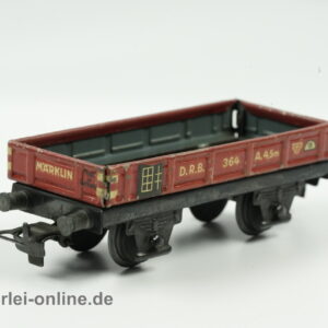 Märklin H0 | Märklin 364 Niederbordwagen D.R.B. | Blech- Güterwagen
