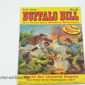 Buffalo Bill Comic-Heft Nr.661 | Der Held des Wilden Westens | Nacht der tausend Ängste | Vintage Bastei Verlag Comic