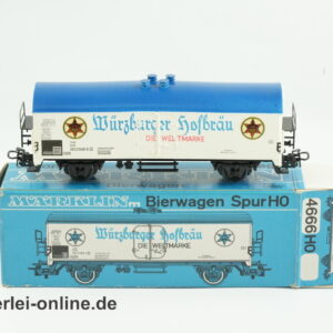 Märklin H0 | Märklin 4666 Bierwagen - Würzburger Hofbräu - Kühlwagen | Gedeckter Güterwagen