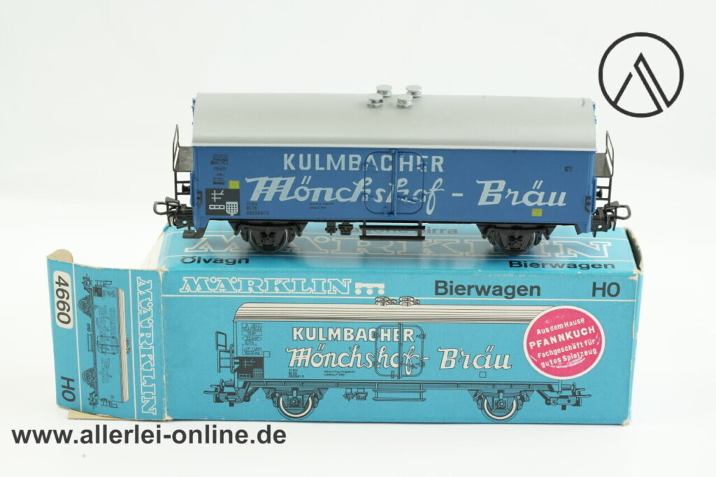 Märklin H0 | Märklin 4660 Bierwagen - KULMBACHER Mönchshof-Bräu - Kühlwagen | Gedeckter Güterwagen