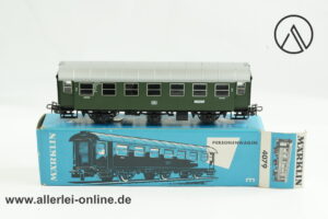 Märklin H0 | Märklin 4079 Umbauwagen 87453 Stg B3yge mit Beleuchtung | 3-Achsiger 2. Klasse Personenwagen