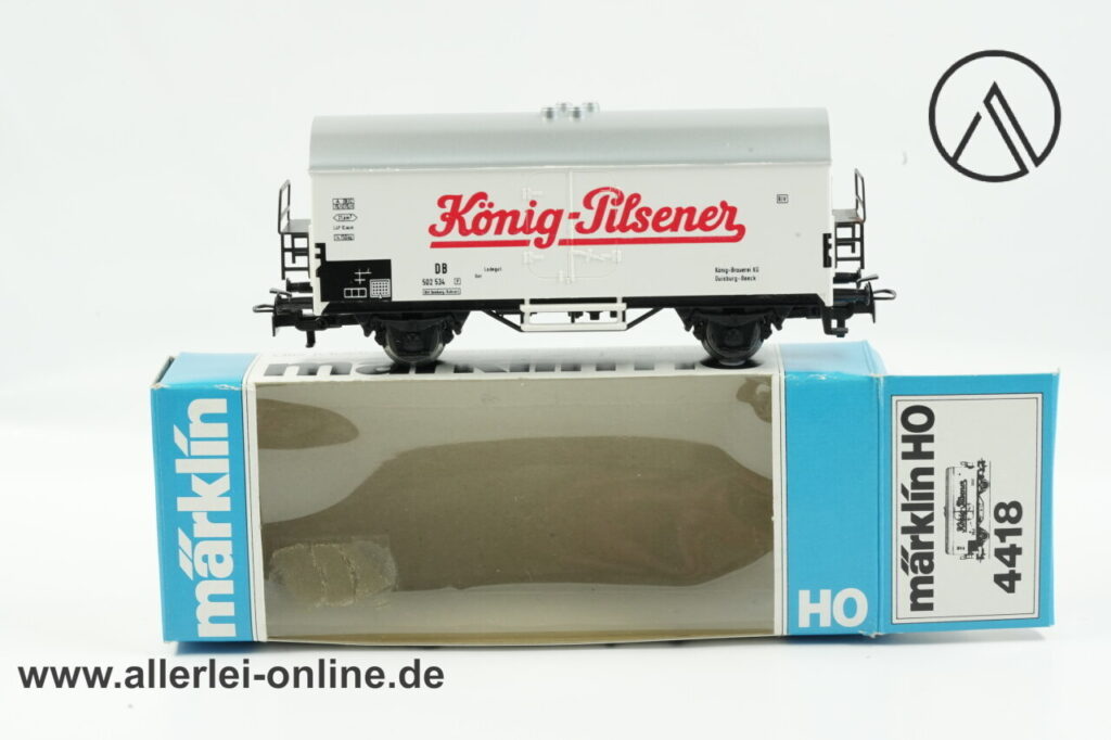 Märklin H0 | Märklin 4418 König-Pilsener Bierwagen - Kühlwagen | Gedeckter Güterwagen